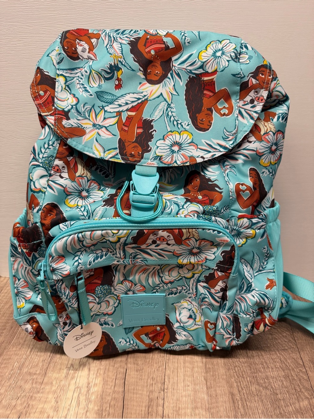 Disney Vera Bradley Moana Campus Daytripper Backpack Water Resistant NWT $135